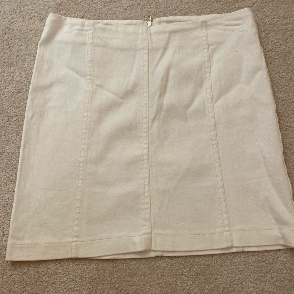 Size medium white denim skirt from The Brand